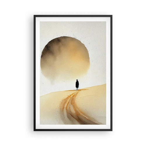 Plagát v čiernom ráme - Vždy túžba - 61x91 cm