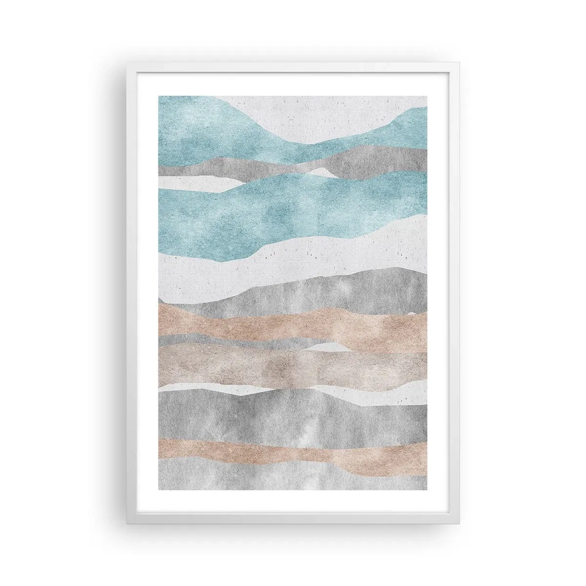 Plagát v bielom ráme - Štúdia blízkosti - 50x70 cm