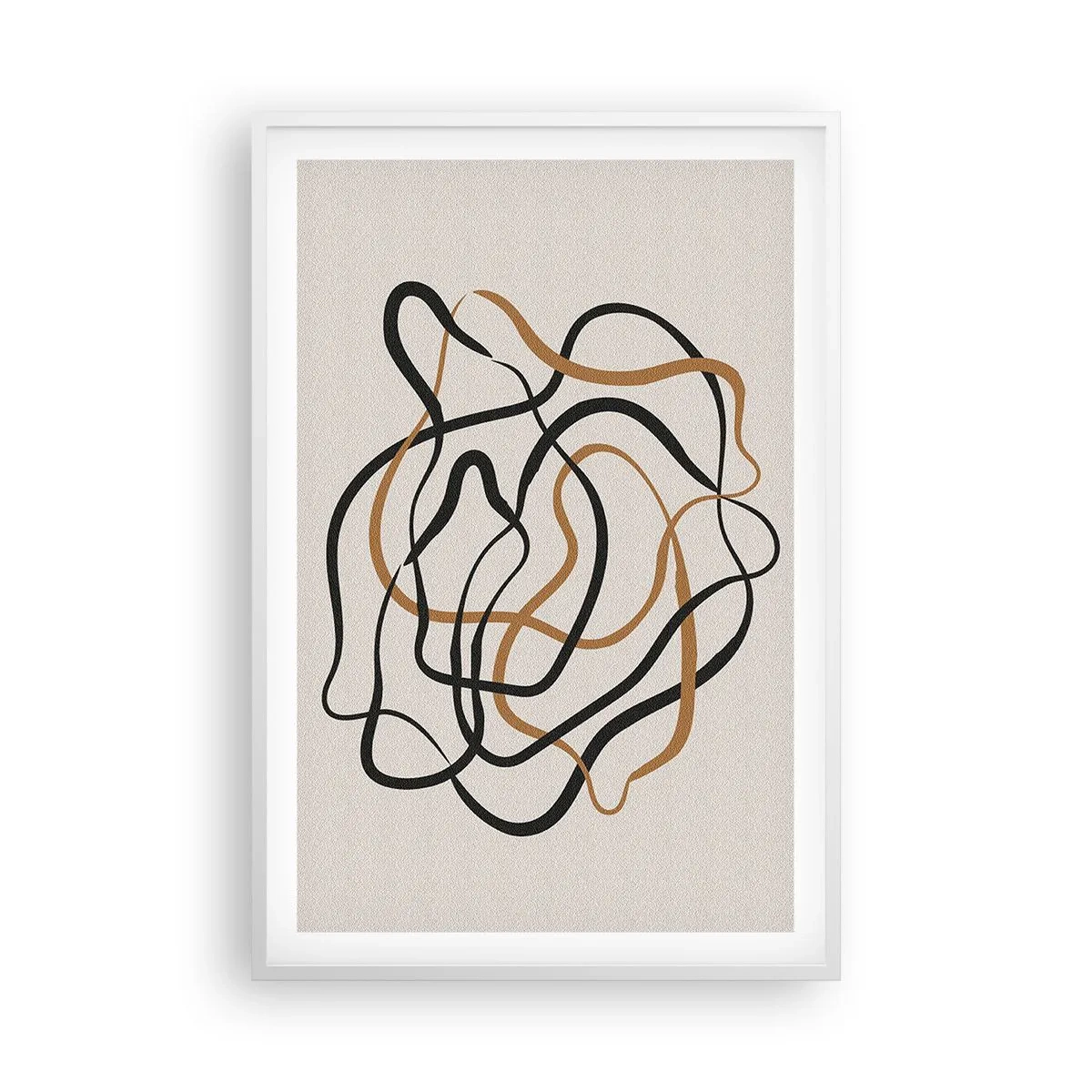 Plagát v bielom ráme - Všetko sa pokrútilo - 61x91 cm