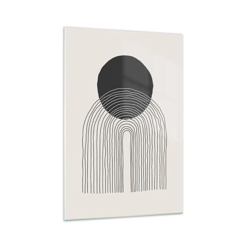 Obraz na skle - Chvenie a istota - 70x100 cm