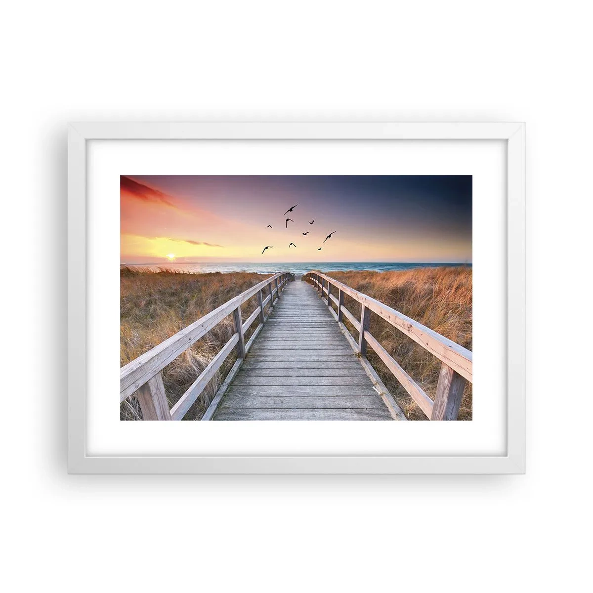 Plagát v bielom ráme - Priestor pre vzostupy - 40x30 cm