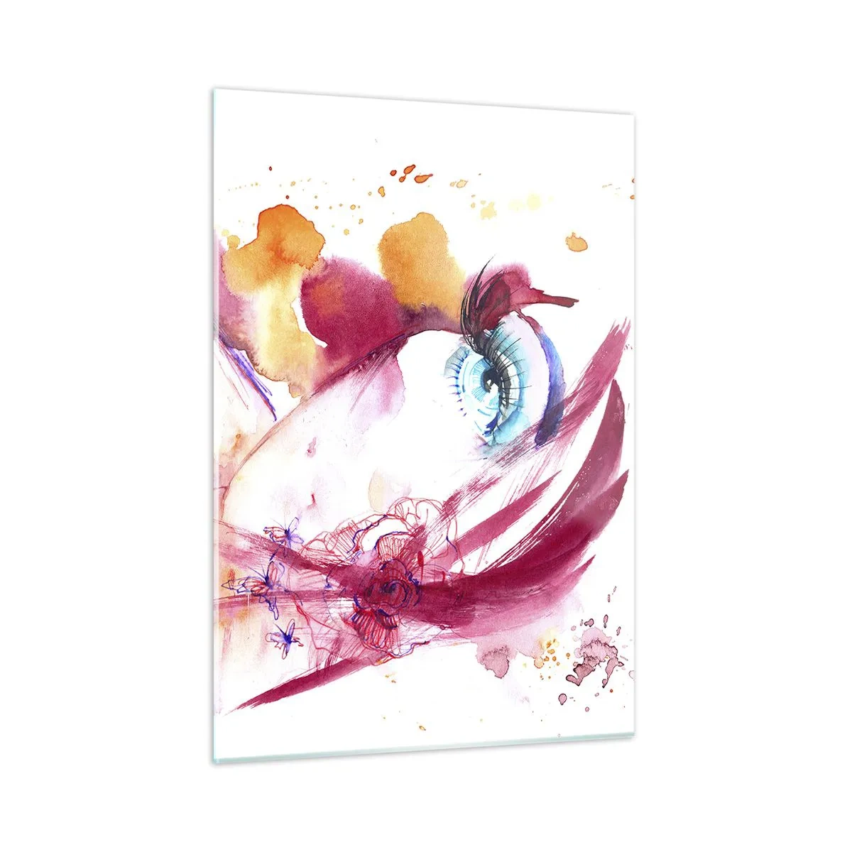 Obraz na skle - V blízkosti svet rozkvitá - 50x70 cm