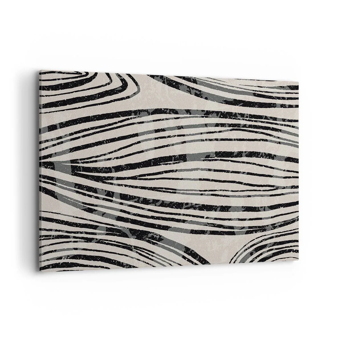 Obraz na plátne - Močiar s líniami - 100x70 cm