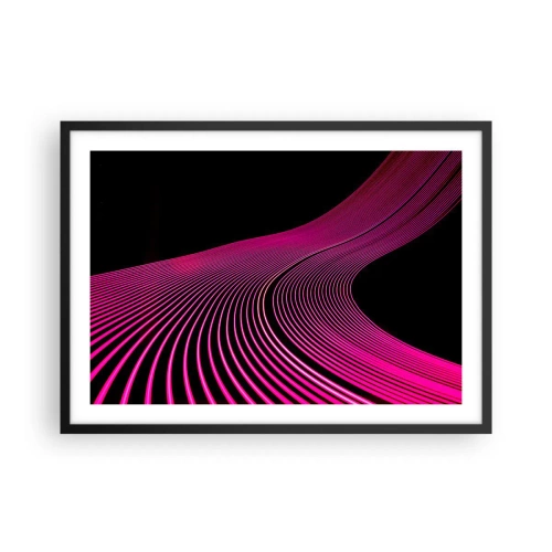Plagát v čiernom ráme - Bulvár svetla - 70x50 cm