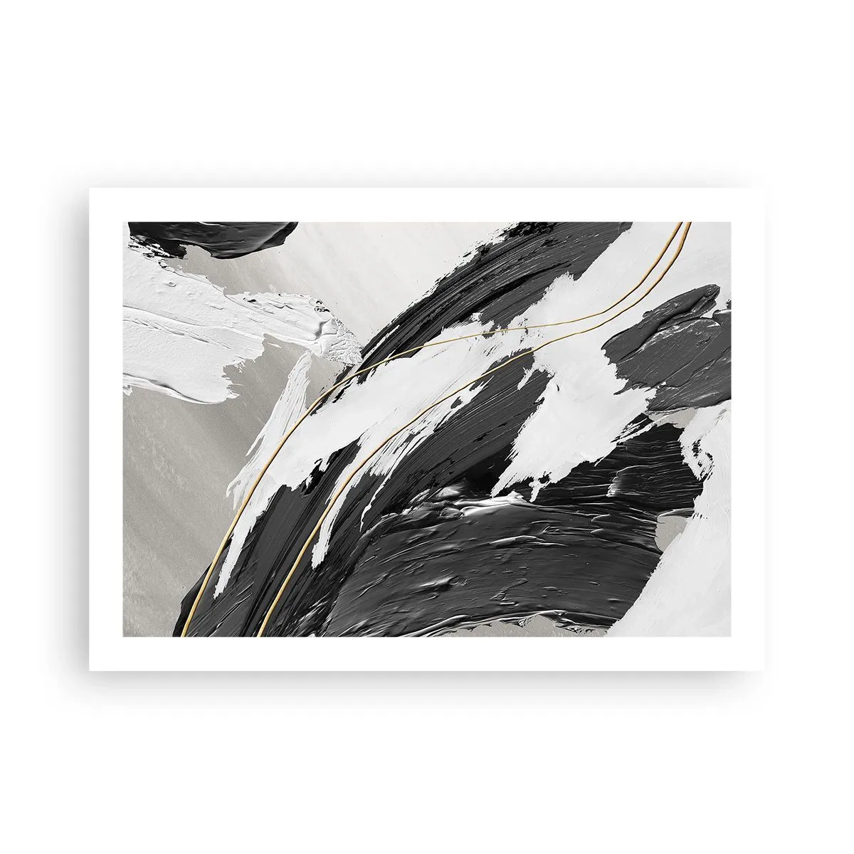 Plagát - Veľkorysá abstrakcia - 70x50 cm
