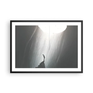 Plagát v čiernom ráme - Vždy máte na výber - 70x50 cm
