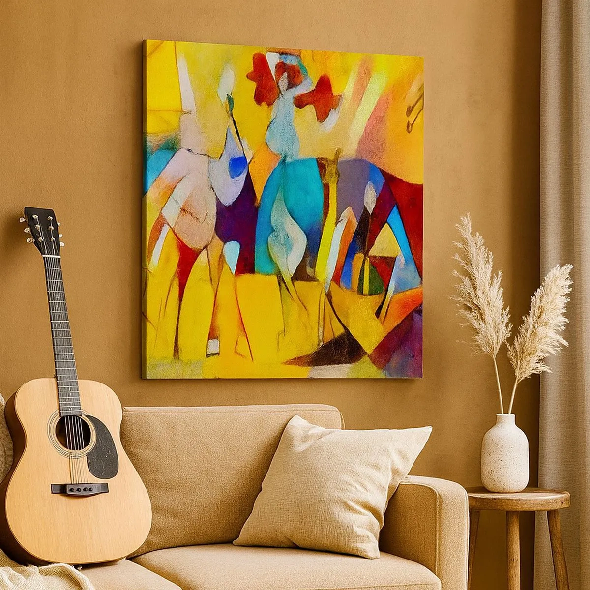 Obraz na plátne - Slnko - život - radosť - 30x30 cm