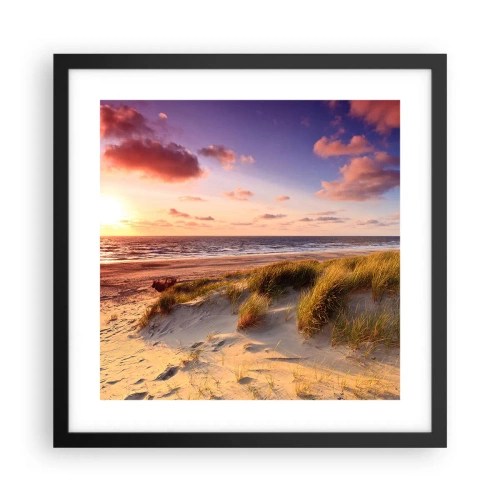 Plagát v čiernom ráme - Už letom vonia vzduch - 40x40 cm