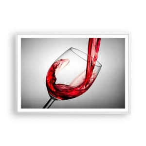 Plagát v bielom ráme - Farba - pohyb - zvuk - 100x70 cm