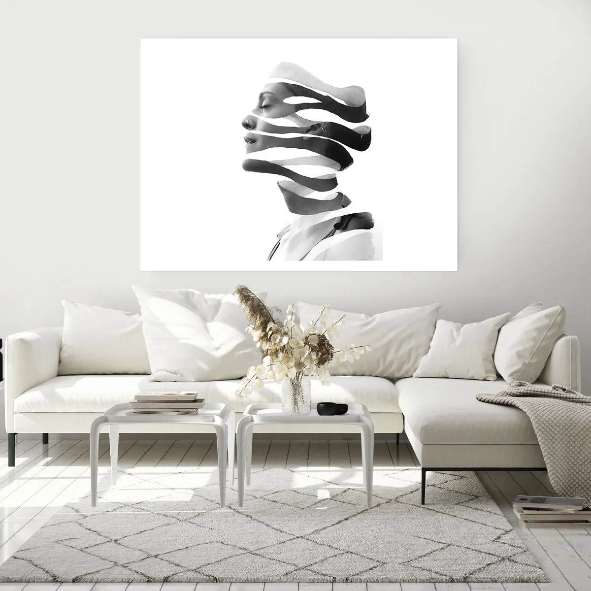 Plagát - Surrealistický portrét - 70x50 cm