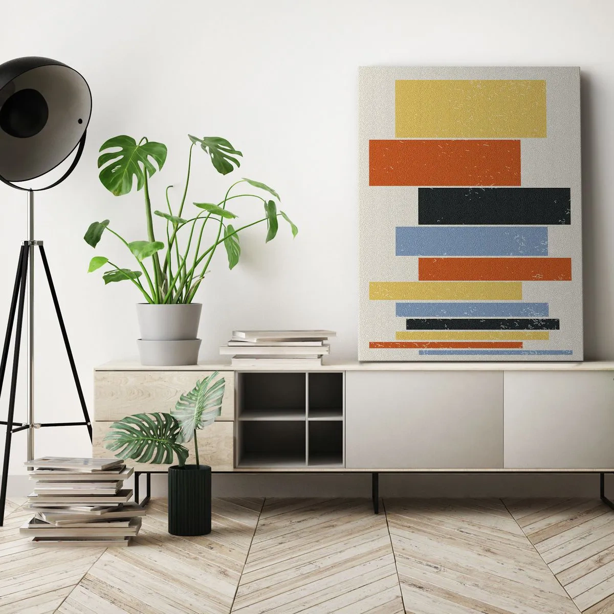 Obraz na plátne - Záznam hudby - 45x80 cm