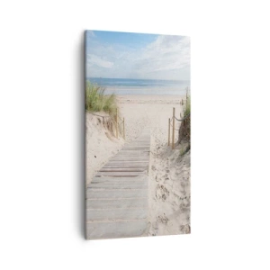 Obraz na plátne - Až oko dovidí - 45x80 cm