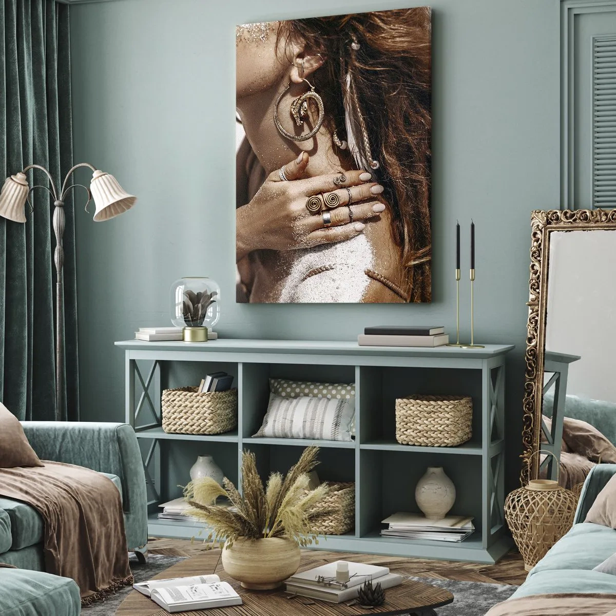 Obraz na plátne - Kráľovná divokej pláže - 80x120 cm