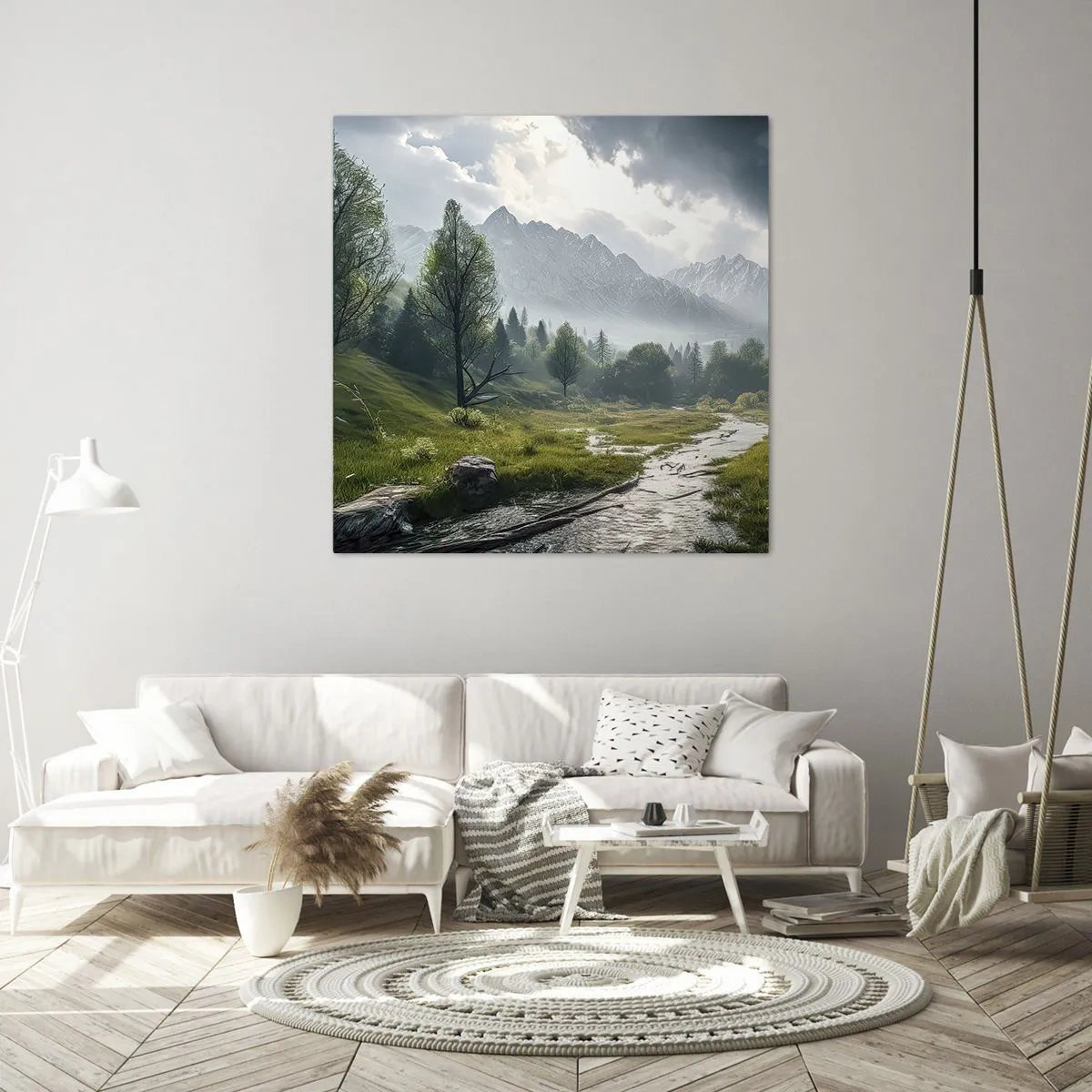 Obraz na plátne - Tam a späť - 60x60 cm