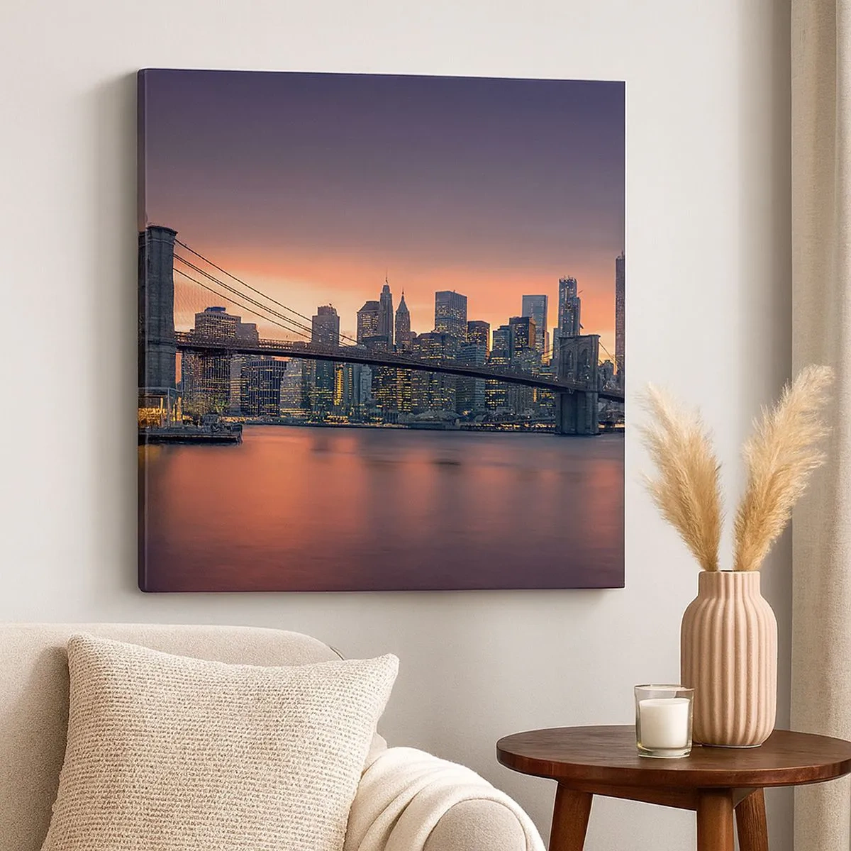 Obraz na plátne - Ponorené do ľaliového ticha - 30x30 cm