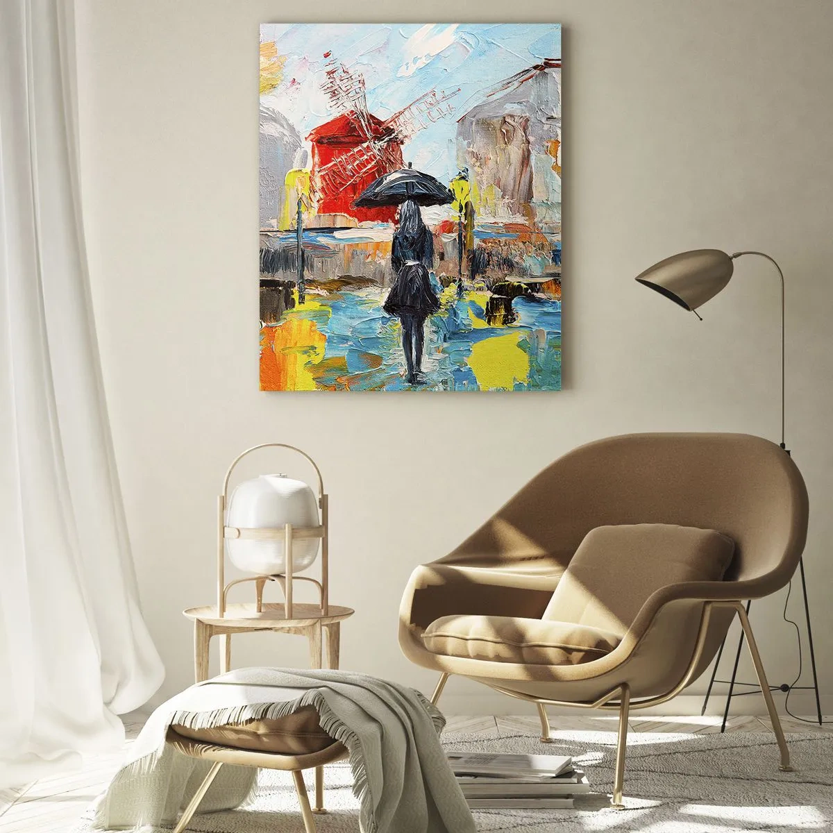 Obraz na skle - Parížske legendy - 50x70 cm