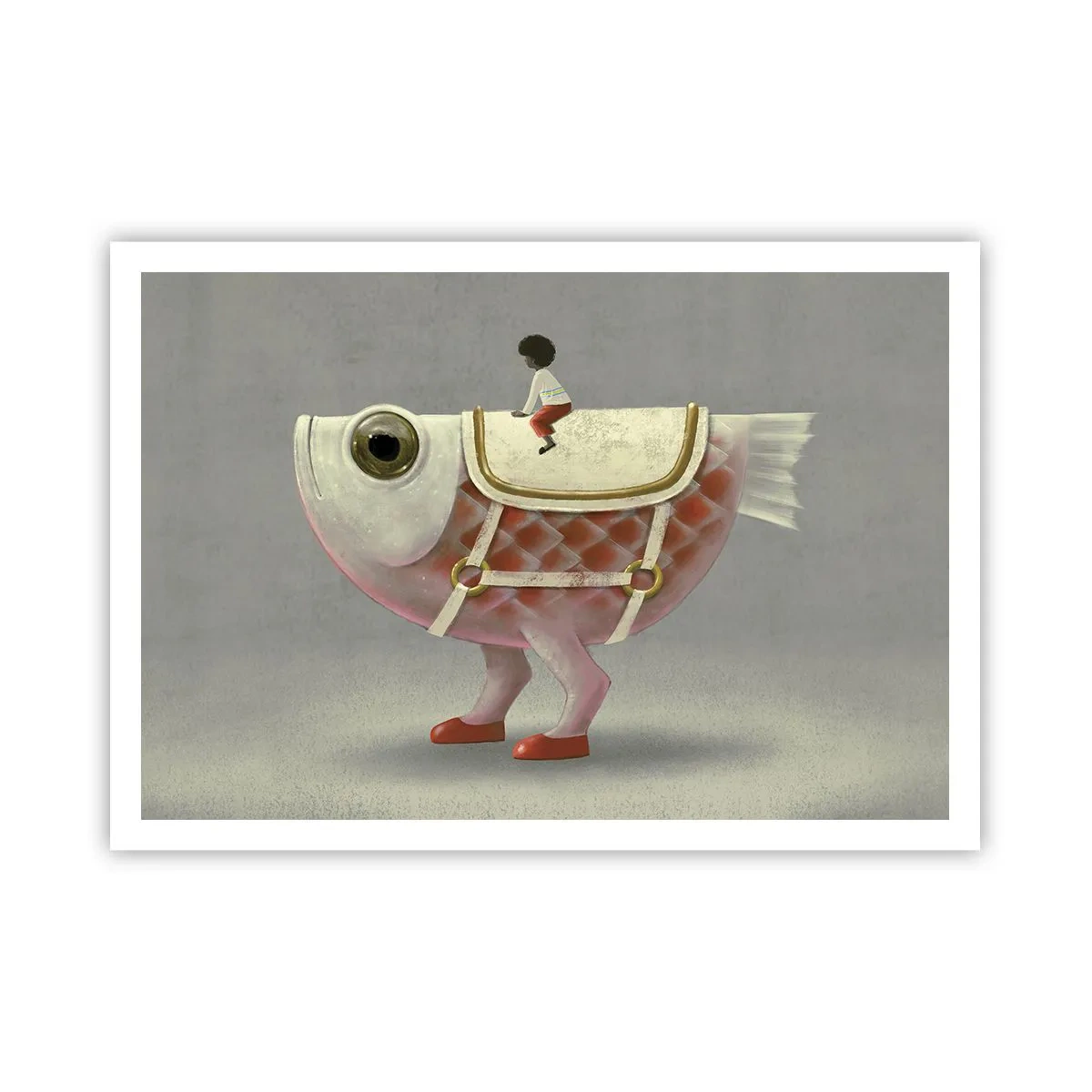 Plagát - Rybí jazdec - 100x70 cm