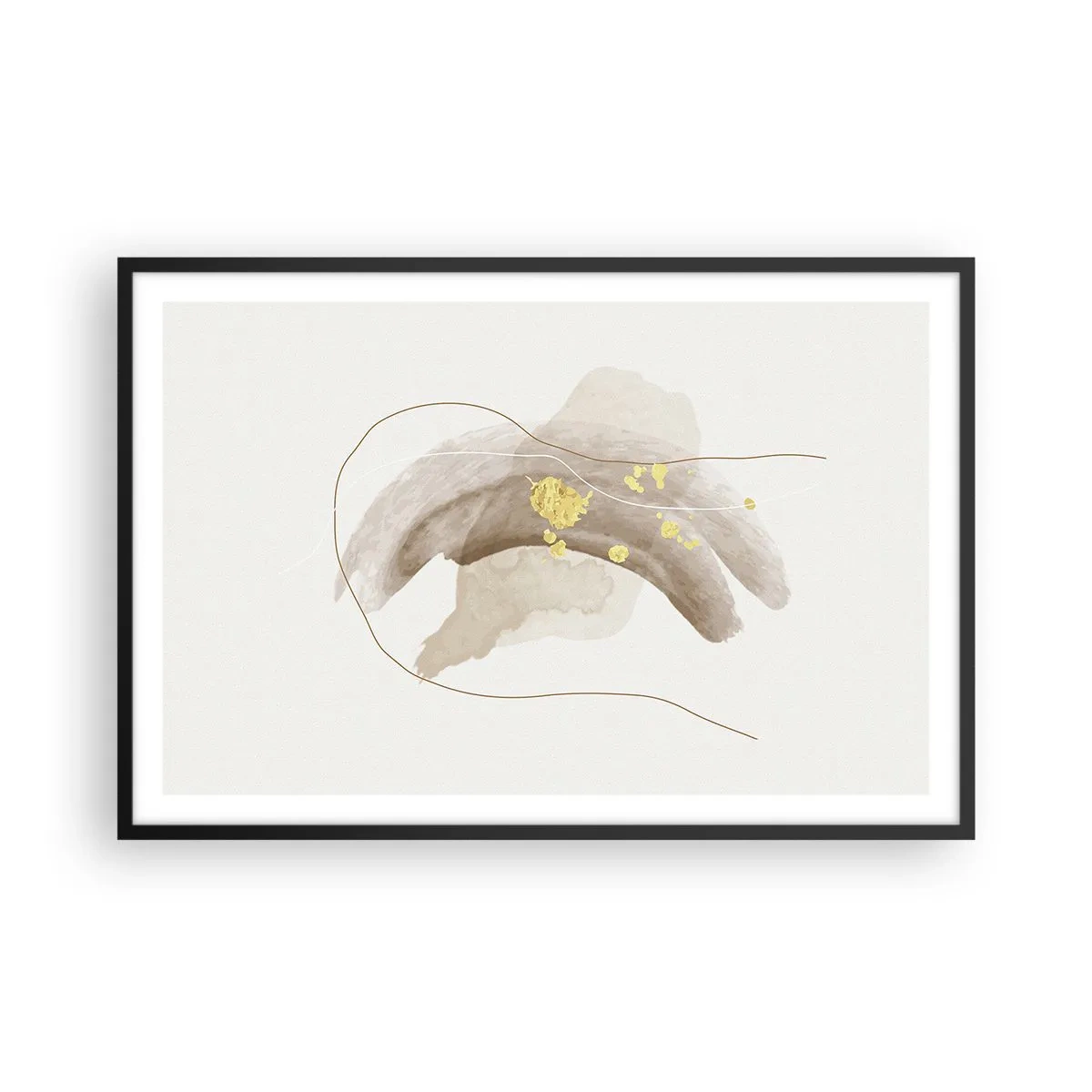 Plagát v čiernom ráme - Vesmírna bytosť - 91x61 cm