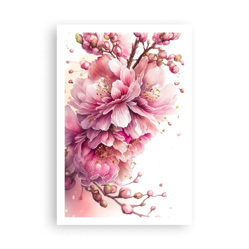 Plagát - Kvet kvitnúcej čerešne - 61x91 cm