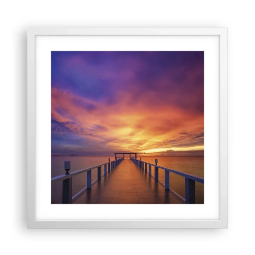 Plagát v bielom ráme - Bez konca - 40x40 cm