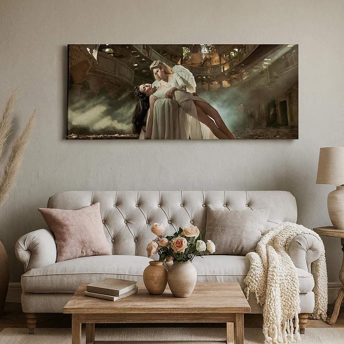 Obraz na plátne - Duch starého divadla - 30x30 cm