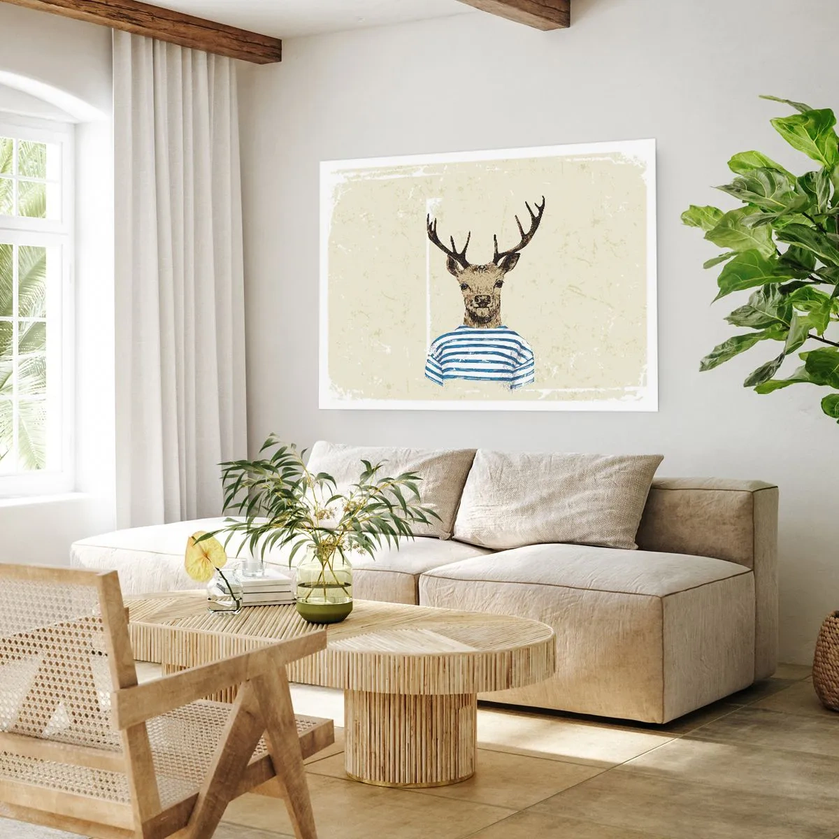 Plagát - Pretože mám rád pruhované košele! - 91x61 cm