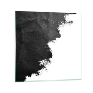 Obraz na skle - Živly: zem - 40x40 cm