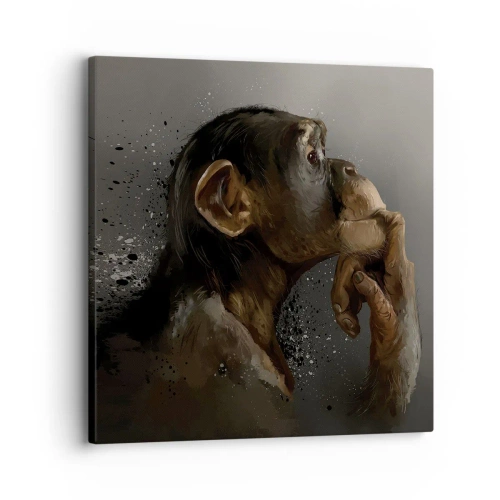 Obraz na plátne - Určite mysliteľ - 30x30 cm