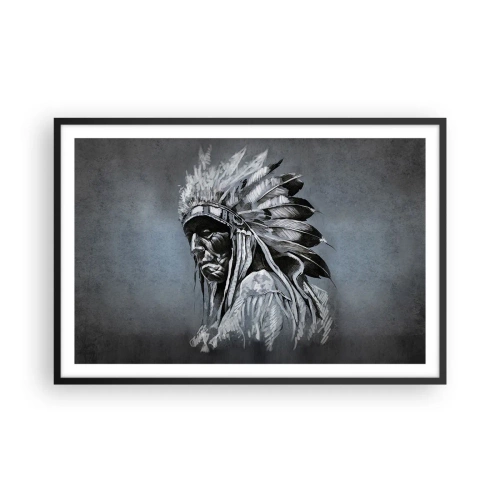 Plagát v čiernom ráme - Návrat k základom - 91x61 cm