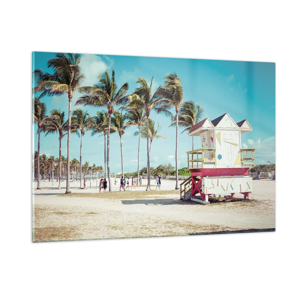 Obraz na skle - Čaká ťa krásny deň - 120x80 cm