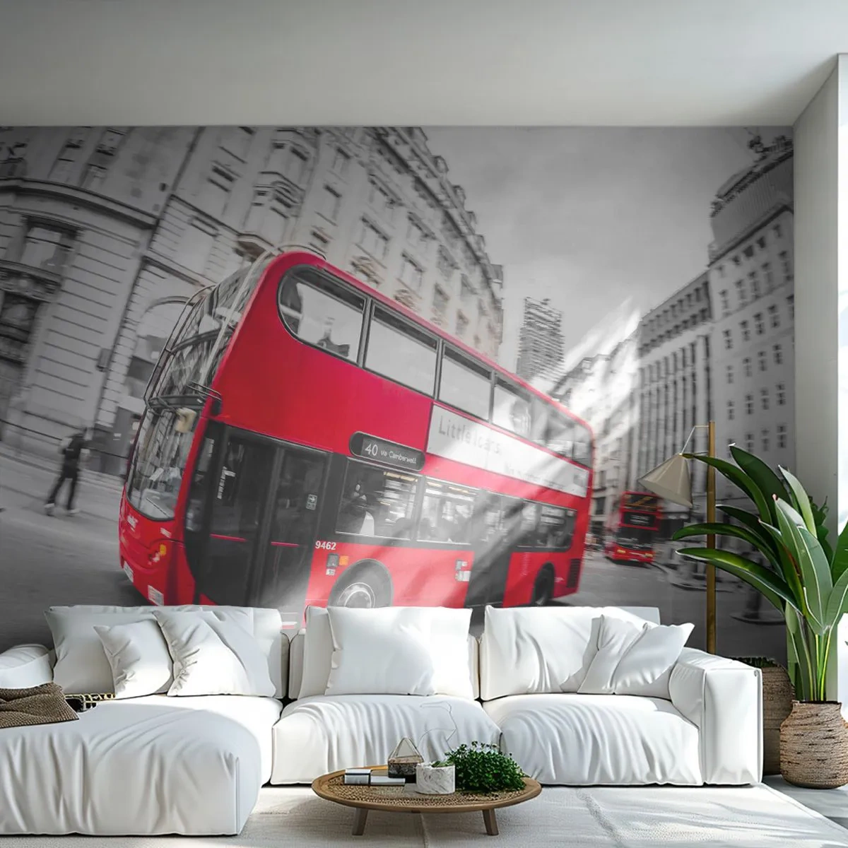 Fototapeta na mieru Premium Sand - Londýn tradične - by bus - Mesto, Londýn, Červený autobus