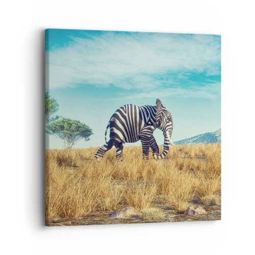 Obraz na plátne - Šedá už nie je v móde - 30x30 cm