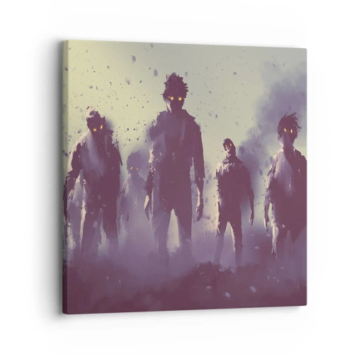 Obraz na plátne - Dávaj pozor! Prichádzajú - 30x30 cm