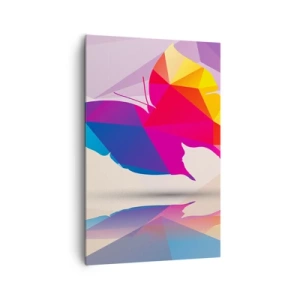 Obraz na plátne - Motýlia dúha - 80x120 cm