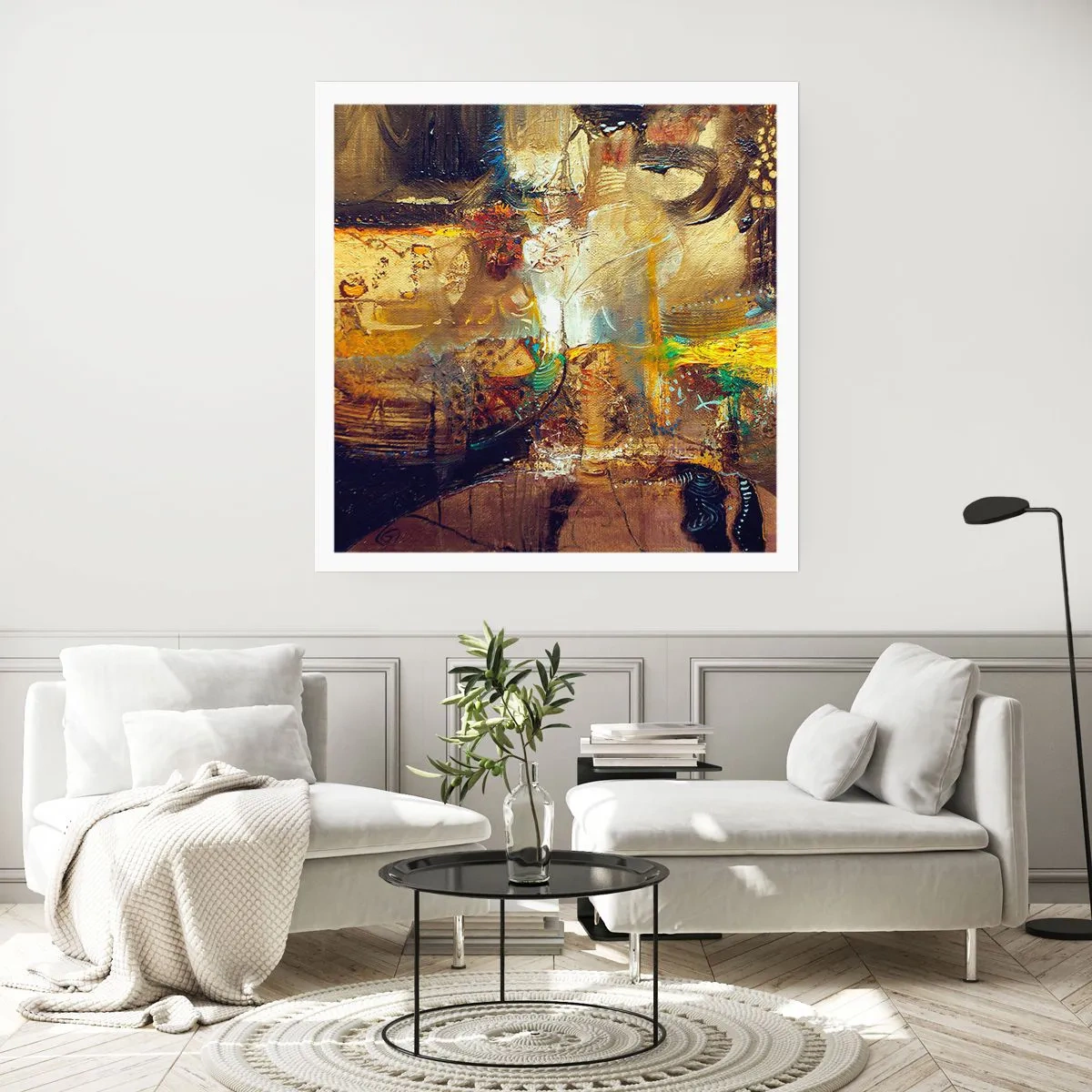 Plagát - Zima, teplejšie, horúco - 60x60 cm