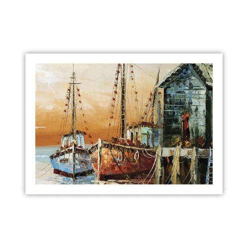 Plagát - Pokojný návrat - 70x50 cm