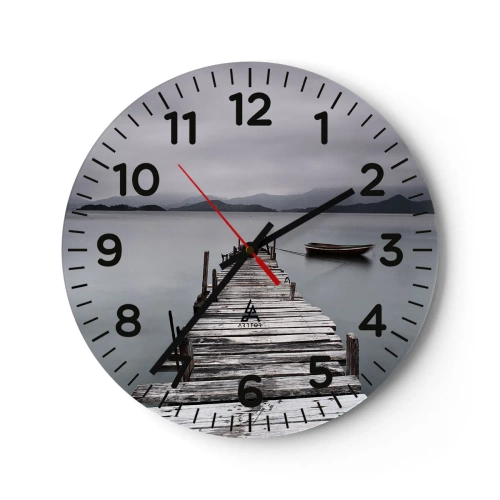 Nástenné hodiny - Zajtra môžeš vyraziť - 30x30 cm