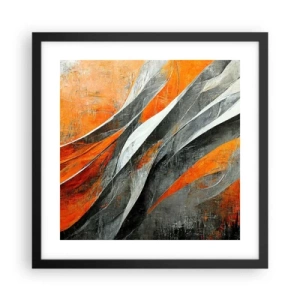 Plagát v čiernom ráme - Žiar a chlad - 40x40 cm