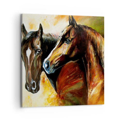 Obraz na plátne - Dvakrát viac pôvabu - 50x50 cm