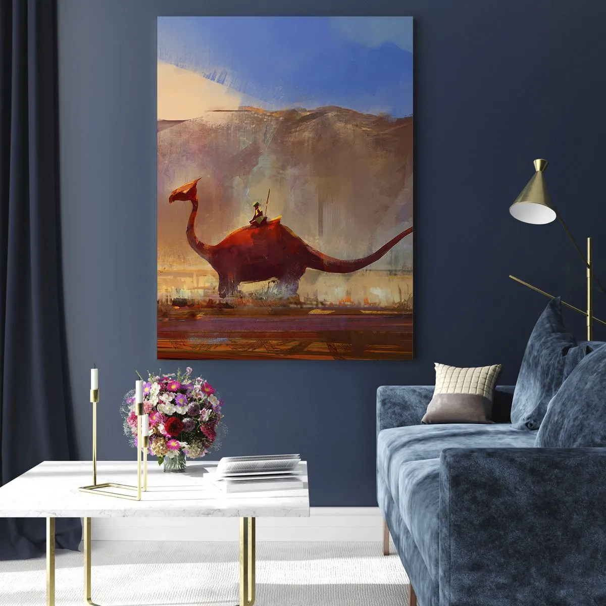 Obraz na skle - Keby nevyhynuli - 70x100 cm