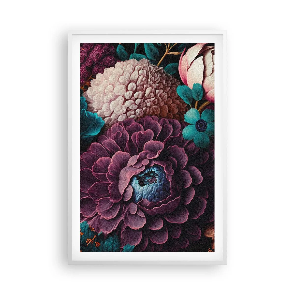 Plagát v bielom ráme - Úroda prírody - 61x91 cm