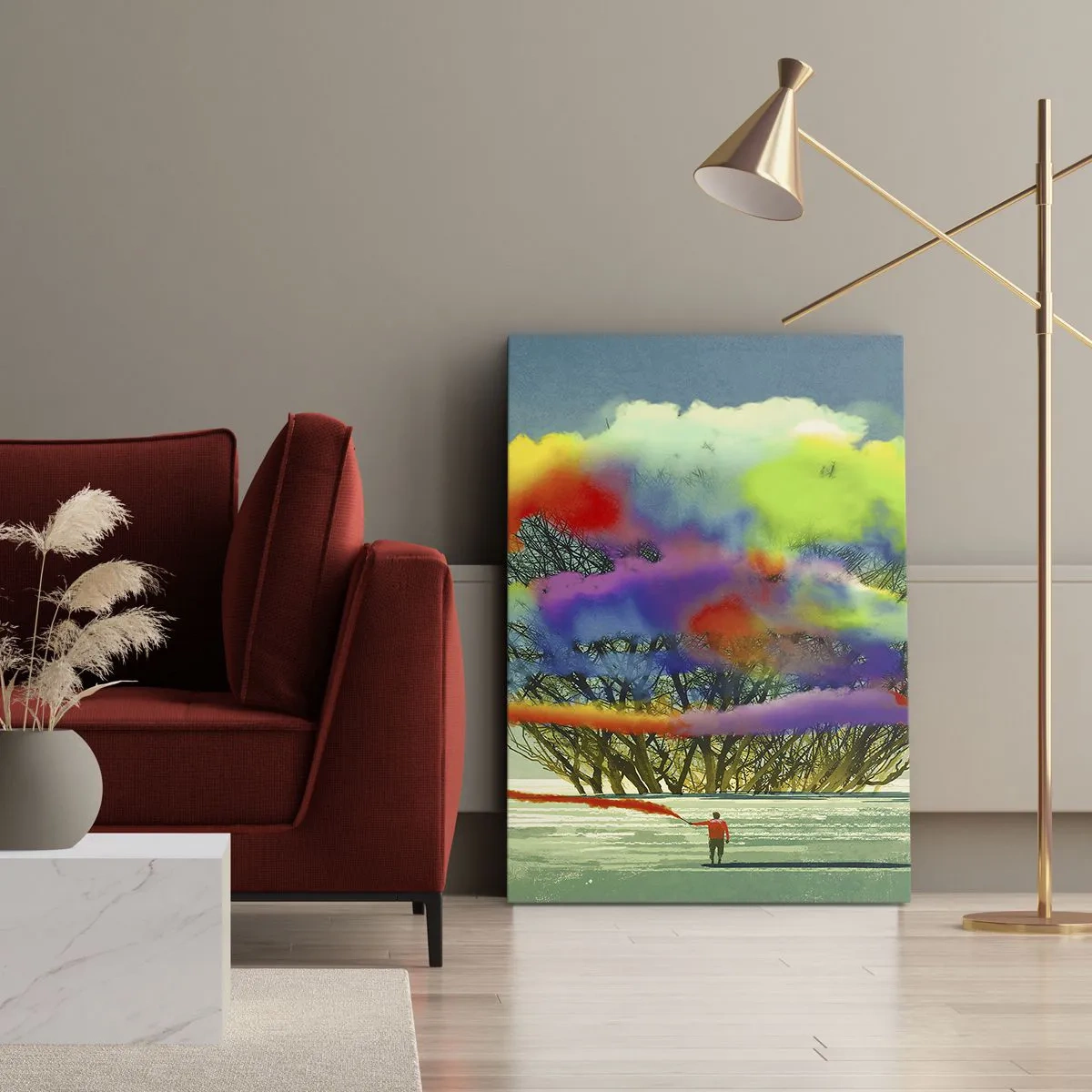 Obraz na plátne - Oživiť tento svet - 50x70 cm