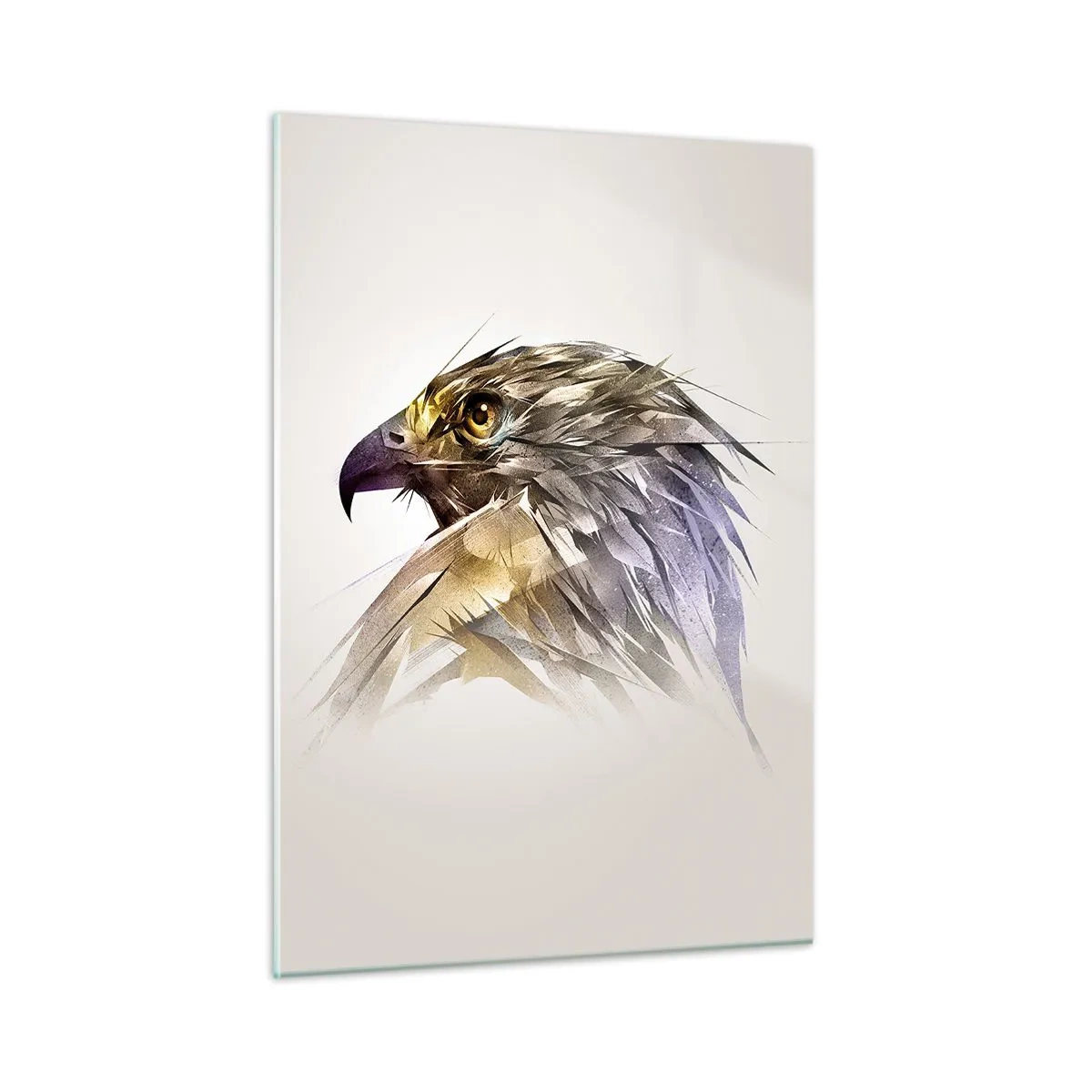 Obraz na skle - Portrét bojovníka - 50x70 cm