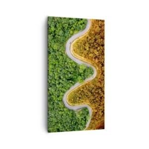 Obraz na plátne - Hranice a prelomy - 55x100 cm