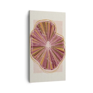 Obraz na plátne - Radiálna abstrakcia - 45x80 cm