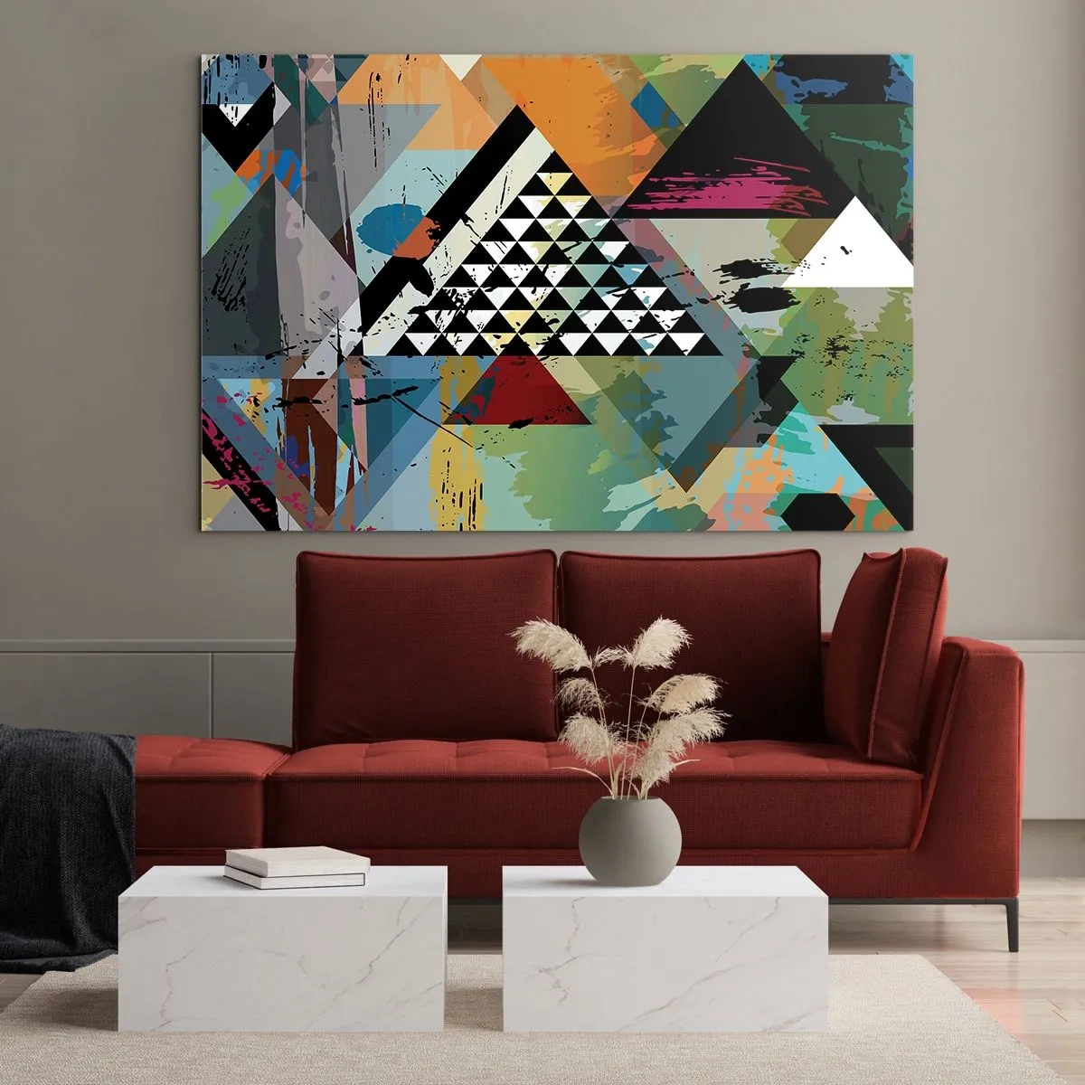 Obraz na skle - Aké je to jednoduché - 100x70 cm