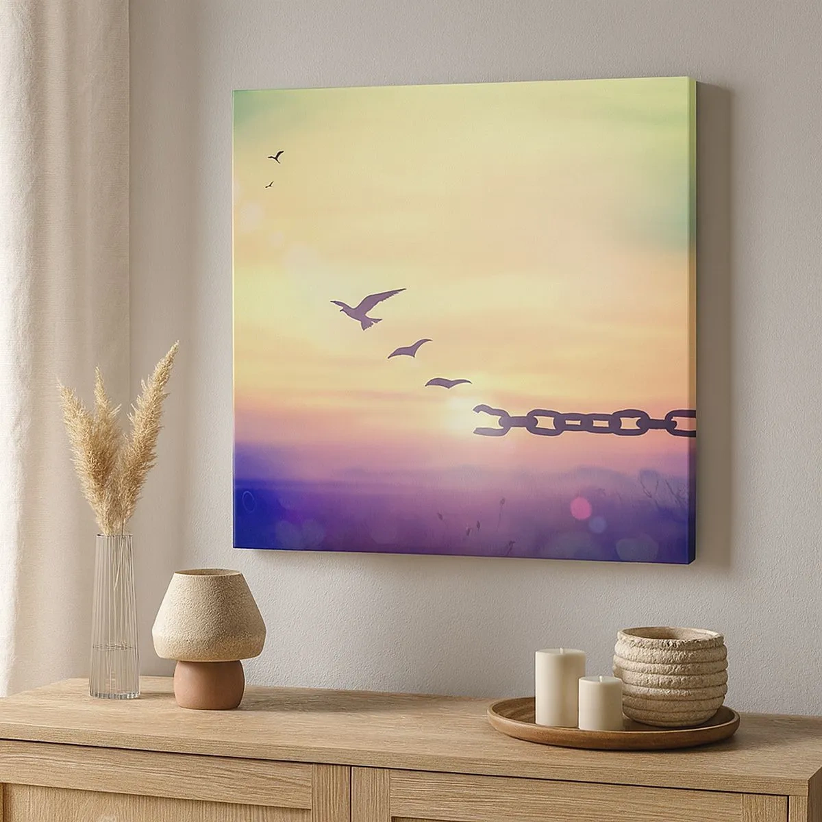 Obraz na plátne - Víťazstvo slobody - 30x30 cm