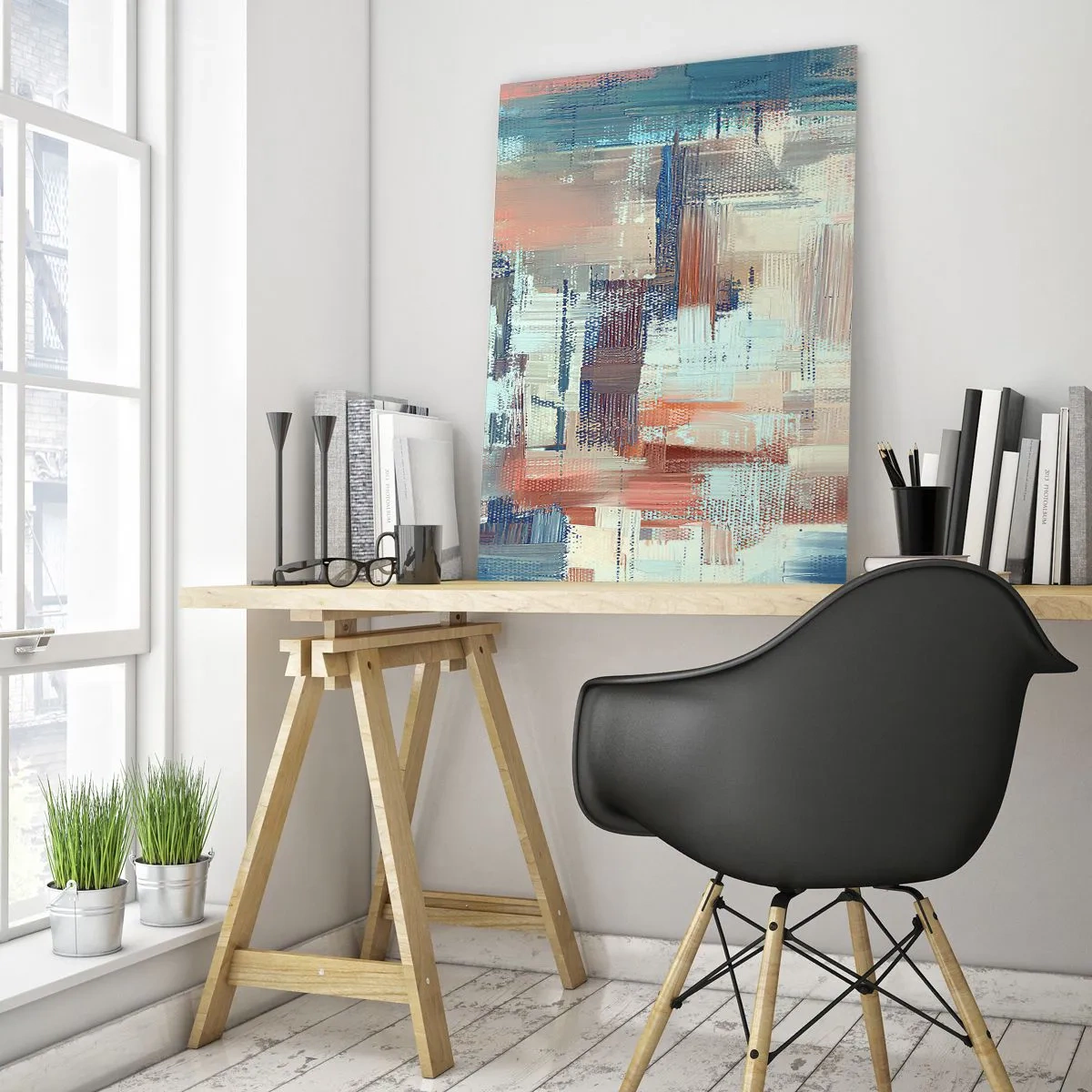 Obraz na skle - Dostať sa k svetlu - 50x70 cm