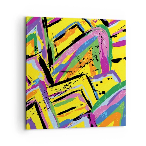 Obraz na plátne - Až kričí radosťou - 60x60 cm