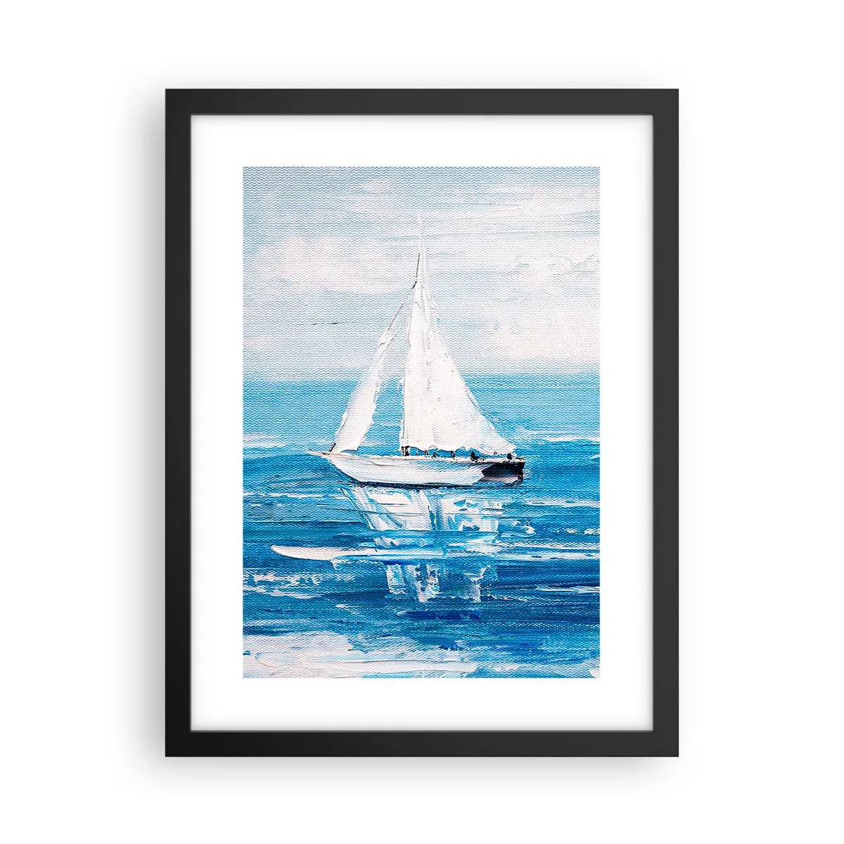 Plagát v čiernom ráme - S priateľom po boku - 30x40 cm